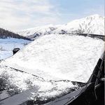 Car Front Windows Cover, KELITOPS Windscreen Cover sunshade Snow Ice Frost Sun UV Dust Water Resistent-Large