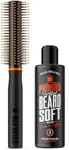 Wild Willies Round Brush and Conditioner Kit - The Better Brush for Styling Hair or Beard, with PROGRO - Softening, Hydrating, Strengthening & Nourishing for a Healthy Look