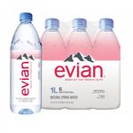 Evian Natural Mineral Water Pure Natural Mineral Water Bottle, 500 ml x 24