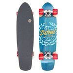 D-Street Cruiser Atlas Unisex Adult Skateboard, Blue (Blue), 28"