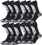 Mens Sock Technical Work Socks Car Mechanic Builders Warehouse Extra Strong (11-14, INSIGNIA ORGINAL)