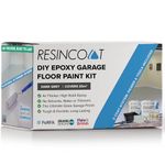 Resincoat Epoxy Garage Floor Paint Kit – Complete Primer, Paint & Tools Bundle – Covers up to 20m² – 4x Thicker High Build Coating for Concrete Floors – Durable Gloss Finish – Made in UK (Dark Grey)