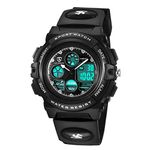 Watch Kid's Watches Boys Analog Digital Quartz Sport Electronic Military Dual Time Waterproof LED Back Light 164Ft 50M Water Resistant Calendar Alarm Stopwatch Multifunction