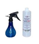 ican 99.9% Pure Rubbing Alcohol Disinfectant 500ml + Empty Spray Bottle 250ml Combo Pack