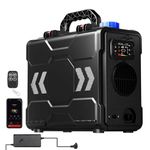 12V Portable Diesel Heater, 6L Fuel Tank Toolbox 2 Diesel Air Heater 8KW All-in-One Parking Heater, Car Heater with Bluetooth APP Control for Car Trucks RV Motor-Homes and camper