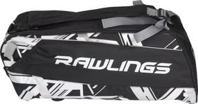 Rawlings | Remix Baseball & Softball Equipment Bag | T-Ball/Rec/Travel | Duffel - Black