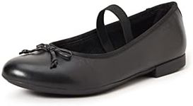 Geox Girl's J Plie' B Ballet Flats, Black/Black, 27 EU/10 M US Toddler
