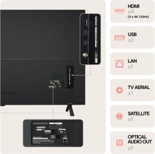 LG 77-Inch OLED 4K UHD Smart TV – Dolby Atmos, Alexa, 120Hz, 2024