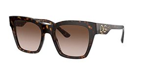 Dolce & Gabbana PRINT FAMILY DG 4384 Dark Havana/Brown Shaded 53/20/145 women Sunglasses