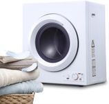 3-in-1 Clothes Dryer 1400W Portable Dryer for Laundry 2.65 Cu. Ft 120V and 2 Temperatures, Stainless Steel Electric Dryer Machine Dries Up to 14.4 Lbs of Clothes for Apartment Home Dorm RVs ECO Model