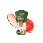 Lotus Botanicals Skin Brightening Face Scrub | Vitamin C | Sulphate, Silicon & Chemical Free | All Skin Types | 100g