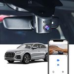 Fitcamx 4K Dash Cam Adapts for Audi 2019 2020 2021 2022 2023 2024 A3 A4 A5 A6 A7 A8 Q5 Q7 Q3 Q8 TT S3 S4 S5 S6 S8 S7 RS3 RS5 RS6 e-tron (Model A),OEM Factory Look,UHD Video WiFi,Parking Mode,64GB Card