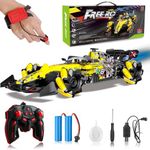 Gesture Sensing Remote Control Car, F1 RC Stunt Car 1:14 Scale 4WD 2.4GHz 360 ° Rotating RC Cars Toy for Kids with Spray Lights RC Drift Car Boys Girls Gifts Birthday Xmas for 6-12 Year Old