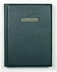 Collins BA5 Business Telehone and Address Book, Black