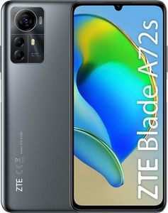 ZTE Blade A72s 4G Smartphone, 6.74" HD+ Display, 5000 mAh Battery, 4GB RAM, 64GB Storage, Dual SIM A7050, GSM Unlocked - (Gray)