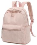 Bluboon Mini Backpacks for Girls Toddler Backpack Purse School Bookbag Kawaii Backpack Women, Corduroy Pink, Modern