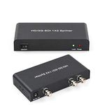 Tobo SDI Splitter 1x2 1x4 Video Converter 3G/HD/SDI Repeater Support 1080P Multimedia Distribution Extender for Projector Monitor Camera (SDI-1X2)