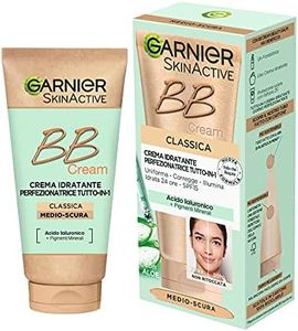 Garnier BB Cream Classica SkinActive, Per Pelle Uniforme e Idratata, Look Naturale, Arricchita con Acido Ialuronico, Aloe Vera e Pigmenti Minerali, SPF 15, Tonalità: Medio-Scura