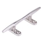 Marine Boat Cleats, 5 Inch Stainless Steel Boat Cleats Boat Dock Cleats Flat Top Base for Marine Yacht