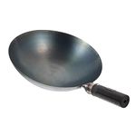 HEMOTON Iron Wok Pan Pow Wok Stir Fry Pans Chinese Cooking Pan with Handle for Home Professional Cooking, Black (00C1MS11OZ9STGPQ53T7V)