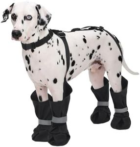 Dog Suspender Boots, Anti-Slip & Fall Waterproof Dog Shoes Leggings, Dog Paw Protector for Small Medium Dogs, Adjustable Dog Boots Pet Shoes for Outdoor Walking