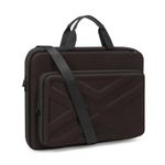 MOSISO Hard Shell Laptop Case for Men Women,17 inch Computer Bag Compatible with MacBook, HP, Dell, Lenovo, Asus, Notebook,17.3 inch Laptop Bag with Front Pocket & Shoulder Strap, Chestnut Brown