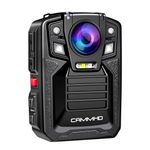 CAMMHD V8-256GB 4K Body Camera with Audio and Video Recording, 2160P Body Worn Camera Two Battery 4400mAh Work 14H, H.265 Video Recorder, Night Vision Police Cam with Charging Dock