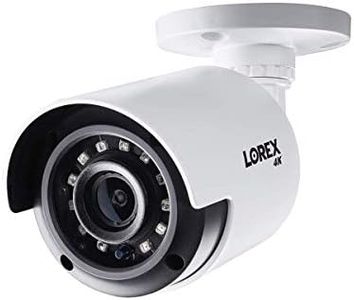 Lorex 4K Ultra HD Analog Indoor/Outdoor Add-On Security Camera with Color Night Vision (Requires Recorder)