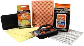 Q-Swiper Griddle Cleaner Kit. Ideal Blackstone Griddle Accessories Cleaner Kit. Flat Top Griddle Cleaning Tool, Built-in Scraper and Wipes & Cloths. Cleans Griddle Hot or Cold + Exterior Cloth.