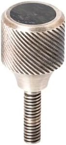 Saxophone Neck Screws Heavy 157 by KGU Music for alto, tenor, soprano, baritone sax for Selmer,Yanagisawa,Jupiter,Couesnon (998 Silver Brushed, Nuummite)