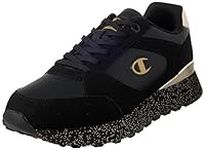 Champion Women's Rr Champ Ii Plat Metal Sneakers, Nero Oro Kk002, 6 UK