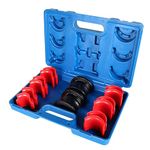 labwork Universal Motorcycle Bike Fork Seal Driver Tool Kit 35/36 40/41 42/43 45/46 47/48 49/50mm 14Pcs