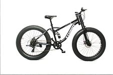 STURDY BIKES Fat Mountain Bike with 26X4 INCH Tires with 21 Speed Gears for Adults