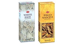 Hem White Sage & Palo Santo Incense Sticks |Pack of 2 Boxes|Total 240 Sticks|