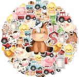 20 PCS Party Farm Animals Stickers - Barnyard Fun for Your Celebration!