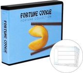 Fortune Cookie Fortune Collection Case, 10 Pages, Holds 40 Fortunes (Blue)