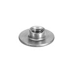 uxcell M6 T-Nuts, 12pcs Carbon Steel Tee Nuts, Round Base Weld Nuts 6mm Height Through Hole Flange Insert Female Thread Plate Nuts