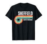 Sheffield South Yorkshire Retro City Vintage Souvenir T-Shirt