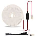 Front Trunk LED Strip Light LED ABS DC 12-16V Front Trunk Frunk LED Surround Lighting Strip Kits Replacement for Tesla Y 2021 and Later Trunk Illumination Decoration(White)