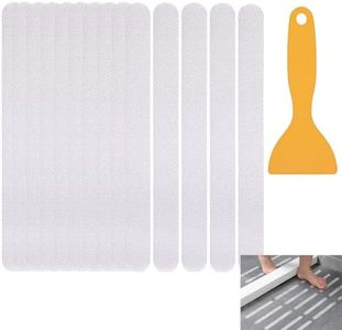 48Pcs Set of Anti-Skid Shower Sticker, Safety Bathroom Anti-Skid Strip, Bathtub Anti-Skid Strip, Bathroom, Stairs, Floor Anti-Skid Strip, with Installation Scraper