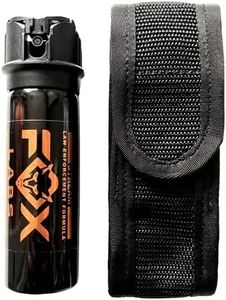 NW Self Defense Products Fox Labs, One Point Four Pepper Spray - 3 oz. Stream & Nylon Holster - Flip Top