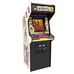 Quarter Arcades Numskull Dig Dug Collector's Edition Mini Arcade - 1/4 Scale Authentic Wooden Replica, Original ROM, Rechargeable Battery & 3W Speakers for Retro Enthusiasts