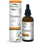 St. Francis Herb Farm Virafect - Herbal Tincture for Cold and Flu - Immunity Booster Herbal Supplement - Holy Basil - Echinacea - 100mL