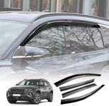 X-CAR Premium Weathershields for Hyundai Tucson 2021-2024 Car Weather Shields Wind Deflectors Window Sun Visor 4-Piece Set