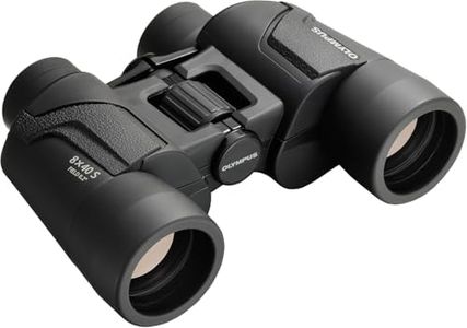 Olympus Binocular 8x40 S Binocular, Natural Colours, Wide Field of View, Lightweight - Ideal for Nature Observation, Birdwatching and Concerts, 8X Magnification, Black (V501022BU000)