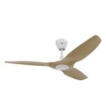 Big Ass Fans – Haiku L, Smart Ceiling Fan – Energy Efficient Cooling for Home, Bedroom, Office, Living Space, and More – 16 Lighting Settings with 7 Speed Settings – 52” - Caramel/White