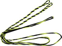 DEERACE D97 Flemish Fast Flight Bow String Replacement Bowstring for Traditional Longbow Recurve Bow (AMO 60" (Bow Length), Yellow)