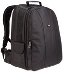 Amazon Basics DSLR Camera and Laptop Backpack Bag - 13 x 9 x 18 Inches, Black and Grey