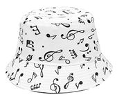 JAZAA Bucket Hat for Women Men Teens Reversible Summer Beach Sun Hat Packable Fisherman Cap for Travel Outdoor Hiking