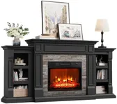 Naice 72" Electric Fireplace with M